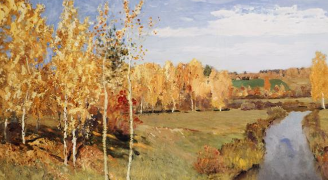 Golden autumn - extract trees